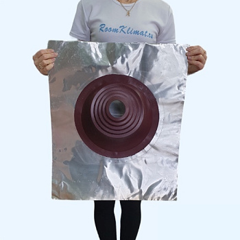 Манжета кровельная угловая из термостойкой резины красная № 1 (75-200 мм) EPDMп