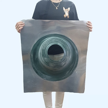 Манжета зеленая № 2 (180-280 мм) EPDMп кровельная угловая из термостойкой резины