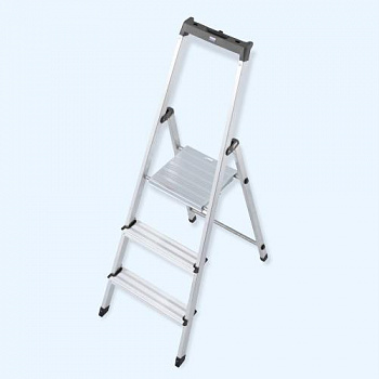 KRAUSE MONTO SOLIDY 3 ступени (126214) Алюминиевая стремянка с крюком для ведра KRAUSE MONTO SOLIDY 3 ступени (126214) Алюминиевая стремянка с крюком для ведра