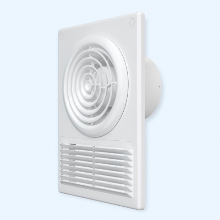 1825РУ10Ф ERA Решетка вентиляционная РУФ фланец D100/60х120 разъемная 185х254 пластик