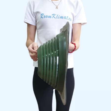 Манжета кровельная прямая зеленая №7 EPDM (152-280 мм)