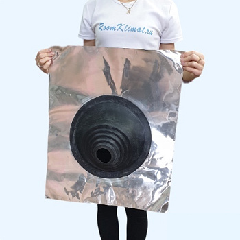 Манжета кровельная угловая из термостойкой резины черная № 1 (75-200 мм) EPDMп