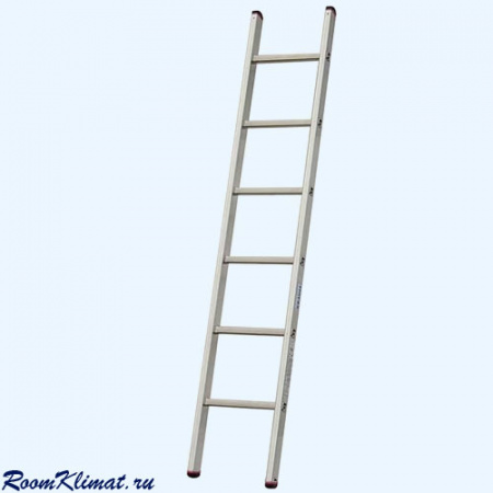 Krause Sibilo 6 перекладин (121387) Лестница алюминиевая односекционная приставная