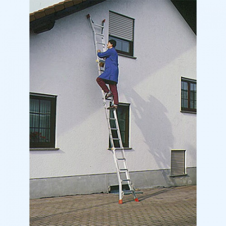 TeleMatic 4х5 Krause (129963) Шарнирная телескопическая лестница стремянка