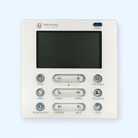 RCW-101 Royal Clima Проводной пульт дистанционного управления для полупромышленного оборудования серии ESPERTO