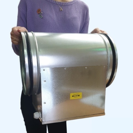 ZEA 250-3/1 ZILON электрический круглый канальный нагреватель