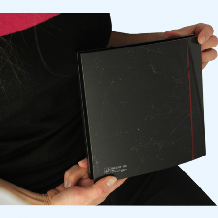 SILENT-100 CRZ MARBLE BLACK DESIGN-4C Soler&Palau Накладной бытовой вентилятор