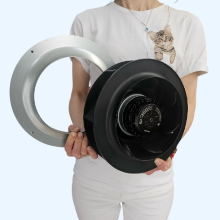 MES CF250B-2E-AC0D Мотор-колесо серии CF с назад загнутыми лопатками и диффузором