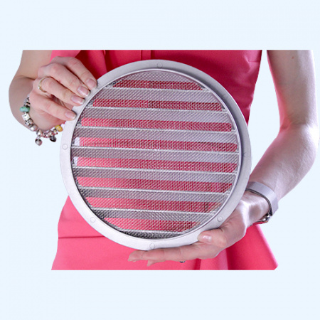 20РКМ фланец D200 сетка D225 алюминий ERA STREETLINE Решетка вентиляционная РКМ