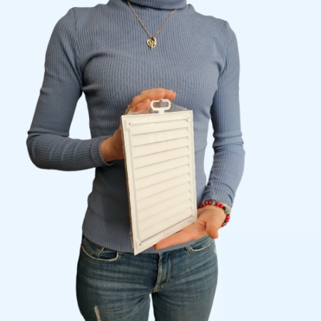 1520RZN ERA Решетка вентиляционная RZN сетка разъемная 150х200 пластик