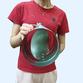 DCr 160 Вент Воздушный дроссель-клапан с ручным приводом