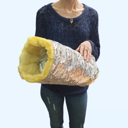 SONOAFS-ALU.70 with barrier (127/10м) Звуко-теплоизолированные воздуховод