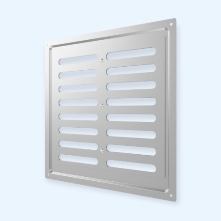 2525MER ERA Решетка вентиляционная MER регулируемая 250х250 оцинк.сталь