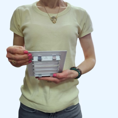 1WA 100*100 Shuft алюминиевая настенная однорядная решетка с регулируемыми жалюзи