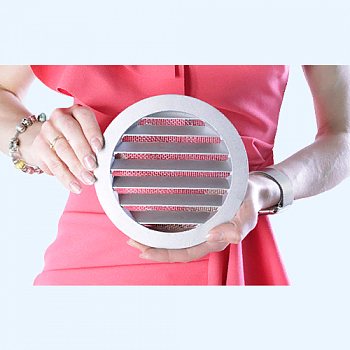 12,5РКМ фланец D125 сетка D150 алюминий ERA STREETLINE Решетка вентиляционная РКМ 12,5РКМ фланец D125 сетка D150 алюминий ERA STREETLINE Решетка вентиляционная РКМ