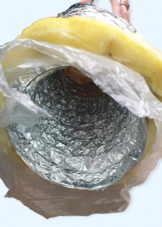 SONOAFS-ALU.70 with barrier (203/10м) Звуко-теплоизолированные воздуховод