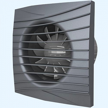 Silent 4C Dark Gray metal DICITI Вентилятор накладной D100 обр.клапан Silent 4C Dark Gray metal DICITI Вентилятор накладной D100 обр.клапан