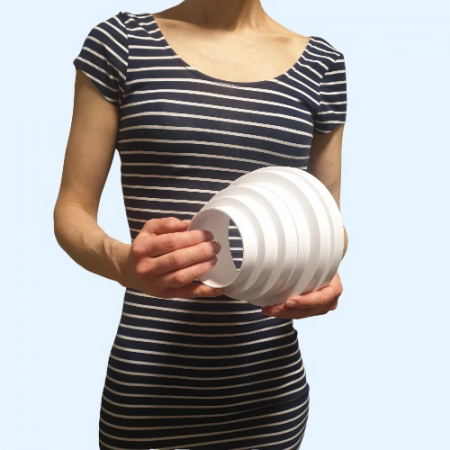 PU16.15.12,5.12.10.8 ERA Соединитель круглых воздуховодов центральный пластик D160/150/125/120/100/80