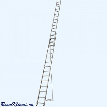 KRAUSE Corda 2х14 (030511) Лестница двухсекционная с перекладинами вытягиваемая тросом