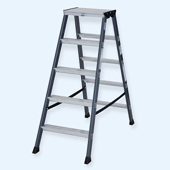 Krause Monto SePro D 2×6 (125835) Двухсторонняя лестница стремянка с анодированным покрытием Krause Monto SePro D 2×6 (125835) Двухсторонняя лестница стремянка с анодированным покрытием