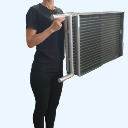 WHR 800*500-3 Shuft водяной нагреватель для прямоугольного канала