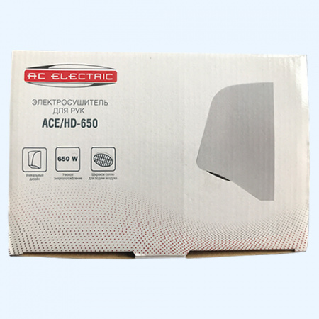 ACE/HD-650 AC ELECTRIC Сушилка для рук ACE/HD-650 AC ELECTRIC Сушилка для рук