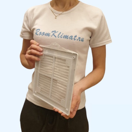 2121Р ERA Решетка вентиляционная Р сетка разъемная 209х209 пластик