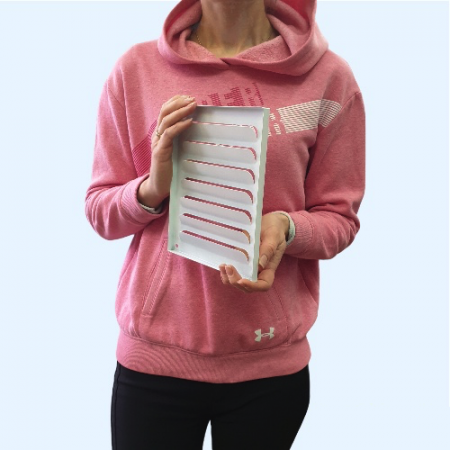 РМ 170х200 белая Решётка вентиляционная металлическая