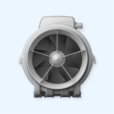 TYPHOON 200 2SP ERA PRO Вентилятор канальный D200 осевой 2 скорости
