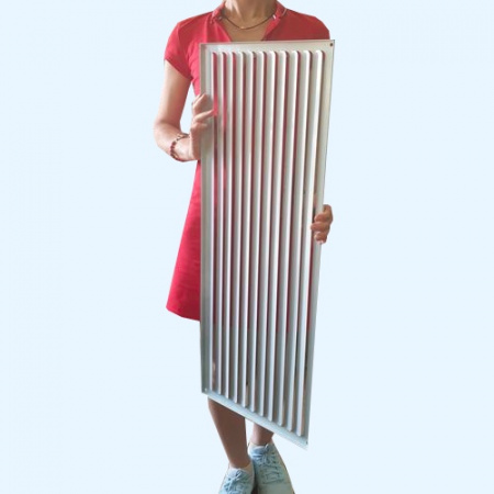 РМ 800х300 белая Решётка вентиляционная металлическая