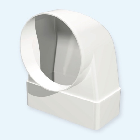 922СК15ФП ERA Переходник СКФП D150 90° 90х220 пластик