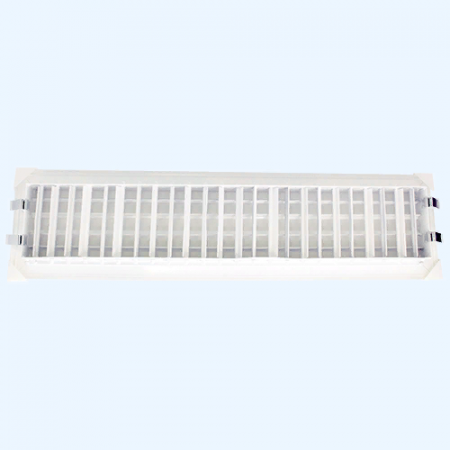 2WA 500*100 Shuft алюминиевая настенная двухрядная решетка с регулируемыми жалюзи