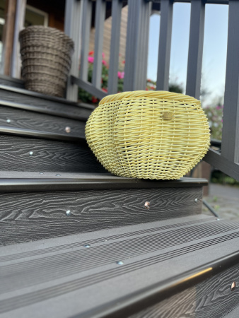 Кашпо морская звезда из искусственного ротанга 16 литров