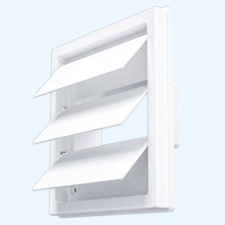 1515К511Ф Выход стенной КФ фланец 55х110 жалюзи 150х150 ASA ERA STREETLINE