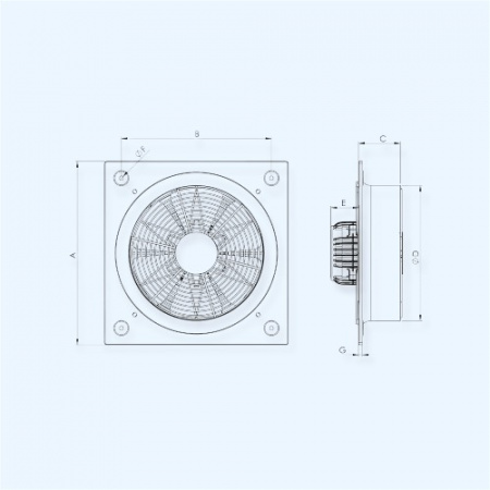 TAWT 300 Sysimple Осевой вентилятор низкого давления