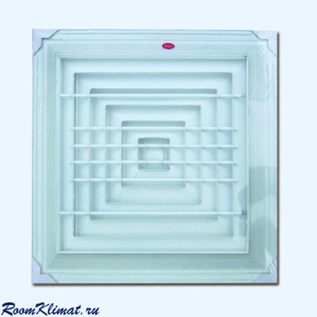 4VA 595х595 (600x600) Airone потолочный диффузор из алюминия