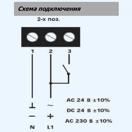 DA02N24 Lufberg Электропривод без пружинного возврата