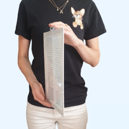 2030РЦ ERA Решетка вентиляционная РЦ сетка 200х300 пластик