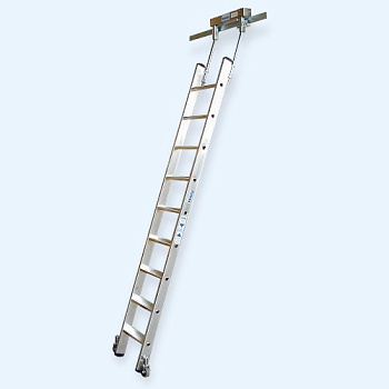 Лестница для стеллажей со ступенями для Т-образных шинных систем Stabilo Krause 9 ступеней (815644) Лестница для стеллажей со ступенями для Т-образных шинных систем Stabilo Krause 9 ступеней (815644)