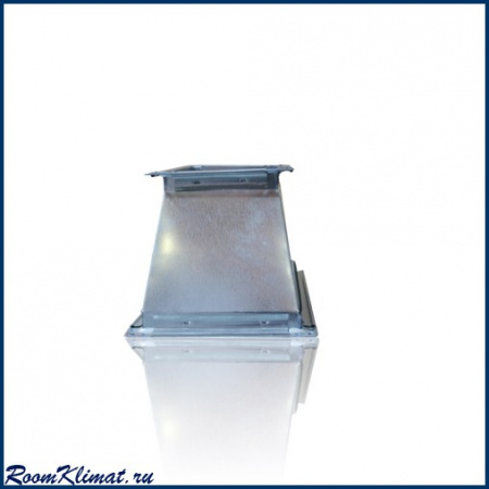 Переход прямоугольный из оцинкованной стали 800х500/500х250