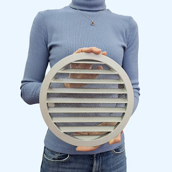 IGC 200 Airone Наружная круглая алюминиевая решетка