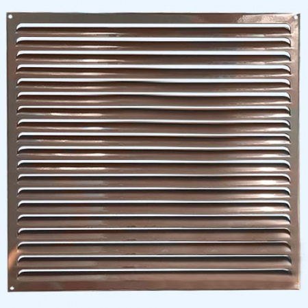 РМ 500х500 коричневая Решётка вентиляционная металлическая