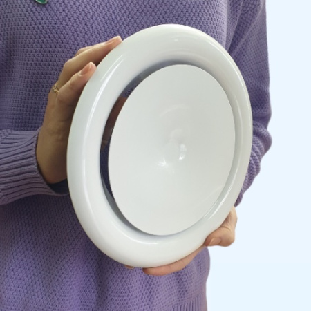 DVS E-P 160 ZILON Диффузор-анемостат металлический приточный