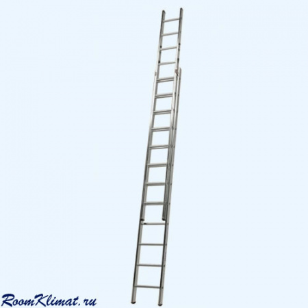 KRAUSE Fabilo 2х9 (129277) Лестница двухсекционная раздвижная с перекладинами