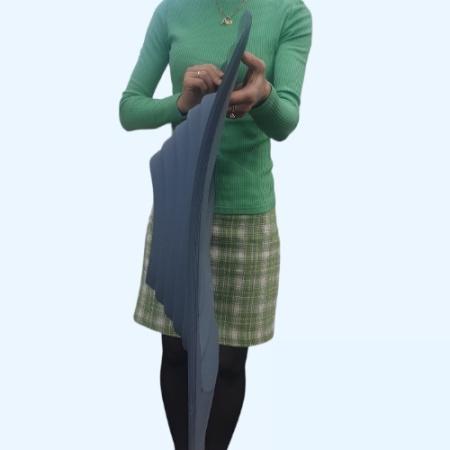 Манжета кровельная прямая из термостойкой EPDMп резины серая № 9 (254-502 мм)