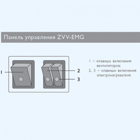 ZVV-0.6E3MG Привратник 2.0 Графит ZILON Электрическая тепловая завеса ZVV-0.6E3MG Привратник 2.0 Графит ZILON Электрическая тепловая завеса