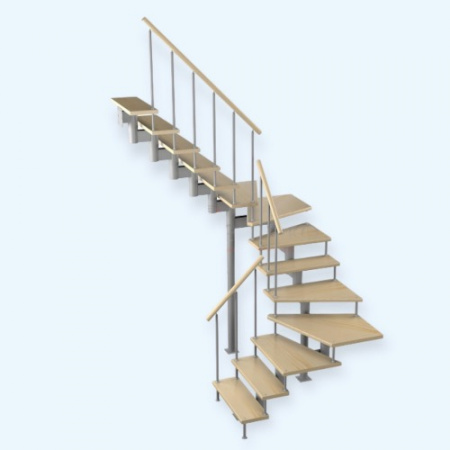 Спринт 2/1/5 (h 3150-3290) Лесенка Модульная лестница поворот на 180С