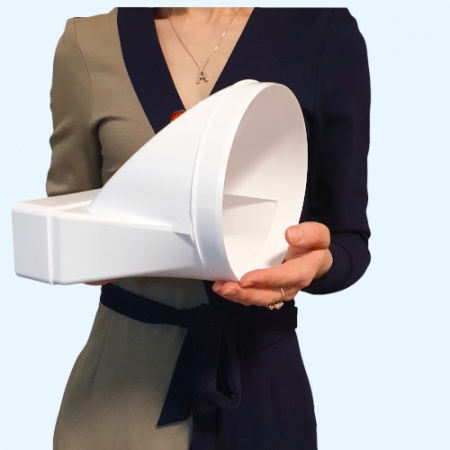 620СП16КП ERA Переходник СПКП D160 эксцентриковый 60х204 пластик