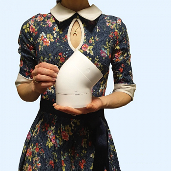 10ККП ERA Колено ККП D100 45° пластик