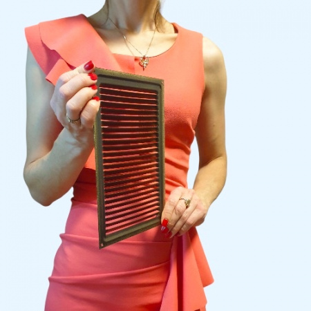 160х230 бронза Решётка металлическая без бортика